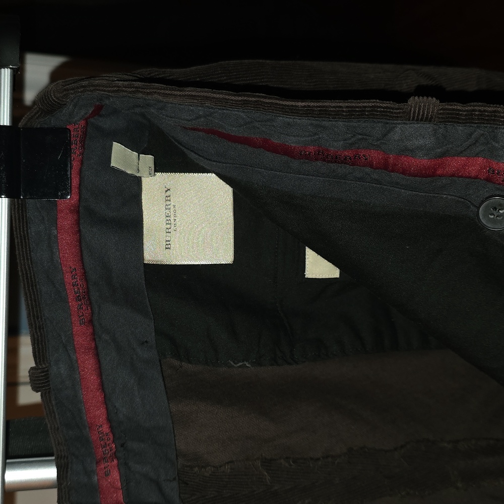 Burberry Men's Brown Corduroy Pants